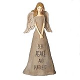 Roman Gifts 10 inch Seek Peace Angel Statue