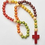 Roman Giftware 20 inch Wooden Bead Rosary