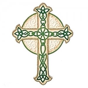 Roman Gifts Celtic Irish Wall Cross