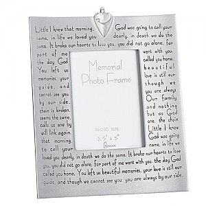 Roman Giftware 9 inch Memorial Picture Frame